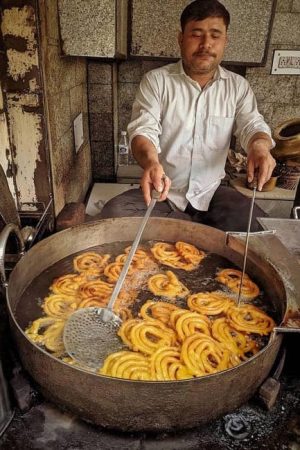 Best street food in Delhi Jalebi