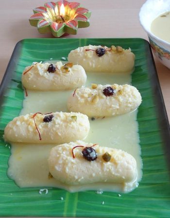 Best street food in Kolkata Malai Cham Cham