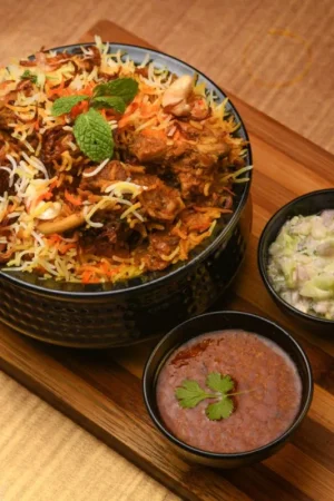 Best street food in Lucknow Mutton Biryani