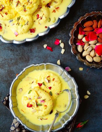 Best street food in Kolkata Rasmalai