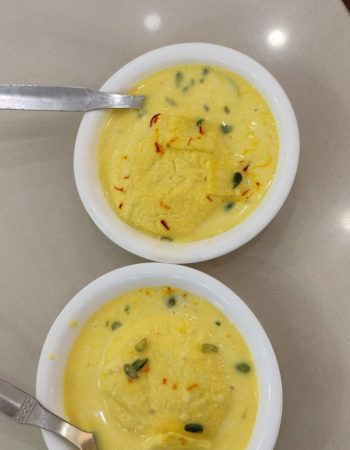 Best street food in Kolkata Rasmalai