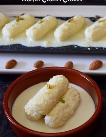 Best street food in Kolkata Malai Cham Cham